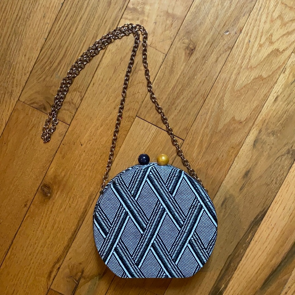 Black + White Evening Bag